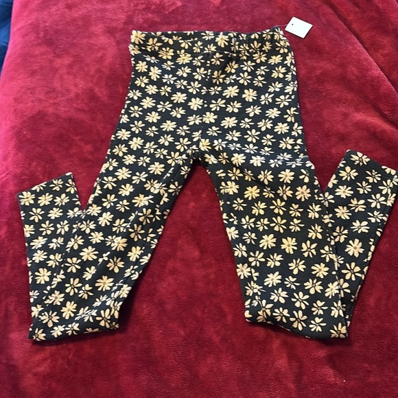 Jessica Simpson Dainty Retro Floral Leggings Size 8 - Picture 3 of 16
